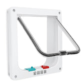 Lessmon Thin Cat Door window exterior shows easy pet access and weatherproof design.