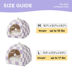 LE SURE cat bed sherpa cover closeup conveys ultra-soft warmth for peaceful naps