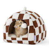 LE SURE Lesure cat bed cave entrance offers a cozy hideaway for kittens.