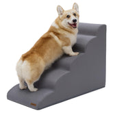 LE SURE Lesure dog stairs on high bed provide gentle slope for easier access