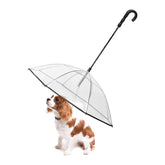 LESYPET small dog umbrella closed for travel and storage, ready for rainy day walks