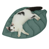 Letalong cama-gato-hoja-30x20 calor suave y reconfortante para felinos.