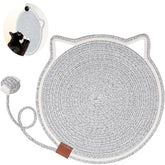Letalong cat-scratcher-mat-ear-hanging design keeps cats engaged while protecting furniture.