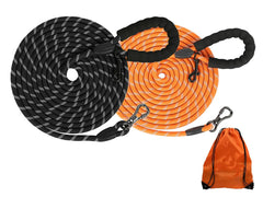 Leterno 2pack long dog leashes with lockable hook for versatile training and outdoor control