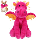 Letsmeet juguete peluche chirriador con papel crujiente para perros grandes