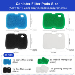 LEWEREST Penn Plax Cascade polishing floss pads promote clear water and small particle removal.