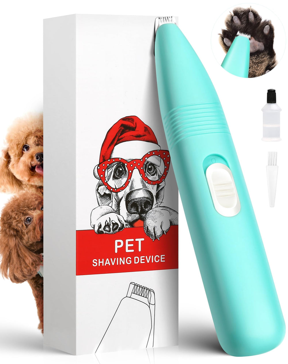Lexflext dog grooming clippers cordless for precise paw trimming