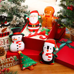 Leyndo candy cane squeaky toy for fetch and chews