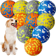 Leyndo 2.5in dog ball closeup showing bounce for interactive play