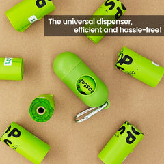 Ley's 9x16 inch bags with handles enable easy knotting and mess containment.