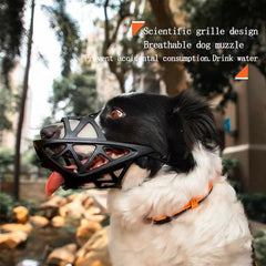 LH NTGR muzzle adjustable head and neck straps for secure fit