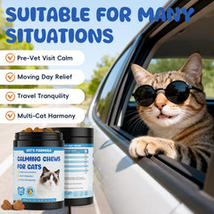 LHQR Calming Chews chicken-flavor, tasty calm-support treat for cats.