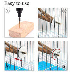 LhyBtm bird cage hardware drill tool aids fast DIY cage setups.