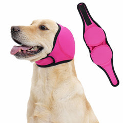 LIANZIMAU Quiet Ears for Dogs demonstrate noise reduction during fireworks.