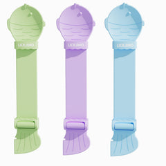 LICKJIMO 3pc cat treat feeder spoon designed for easy one-handed squeezing