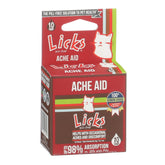 Licks Pill Free cat ache aid gel packet closeup for easy dosing