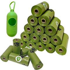 LICZINOIZO enhanced-strength dog poop bags roll dispenser for quick cleanup on walks.