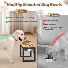 LIDTOP thickened iron tubes with non-slip feet ensure sturdy, safe feeding.