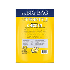 Life Essentials Cat-Mandoo single-ingredient dried chicken snack for dogs and cats.