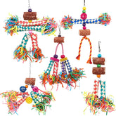 LifeIdeas Bird Shredding Toy corn cob assembly engages birds in foraging and play