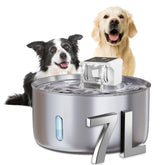 LIFFY wireless water fountain with 7L capacity supports multiple pets hydration.