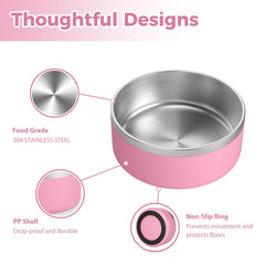 LIHOOOOM pink non-slip bottom prevents spills on hard floors