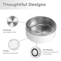 LIHOOOOM dog bowl capacity 980g of food and 2200ml of water for larger pets