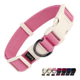 Likesing breathable pink XS dog collar shows lightweight daily wear for tiny dogs