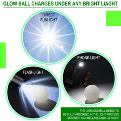 Liliful glow dog ball at night sparks visibility during dusk play sessions.