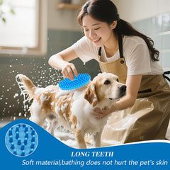 Lilpep Dog Brush deep-clean-deshedding action helps remove dirt and loose fur.