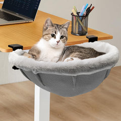 Lilyang large cat desk bed sunken hammock offers a secure resting during work