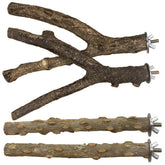 LIMIO Bird Perch branch view shows non-slip grip for secure perching