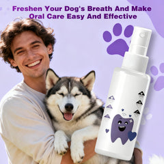 LINARTS Pawbright in-dog-bowl image demonstrates easy daily use for fresh breath