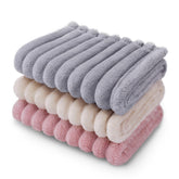 LINENLUX dog blanket close-up of soft-flannel texture offering warmth and plush comfort.