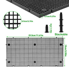 LINLAN aquarium grid 48 brackets enables secure, stable separation of fish and media