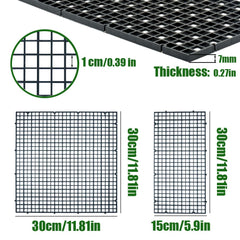 LINLAN grid close-up shows interlocking edges for precise tank sizing