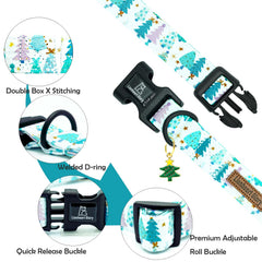 Lionheart Glory soft cotton dog collar closeup shows gentle texture for all-day comfort