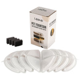LIPPUP replacement filters eight-pack for stainless steel fountain provide fresh water.