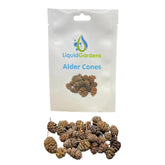 Liquid Gardens Alder Cones pack-25 in aquarium: natural water conditioner for healthier fish.
