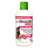 LIQUID-VET K9 Itch & Allergy bottle front showing Pot Roast flavor for easy daily dosing