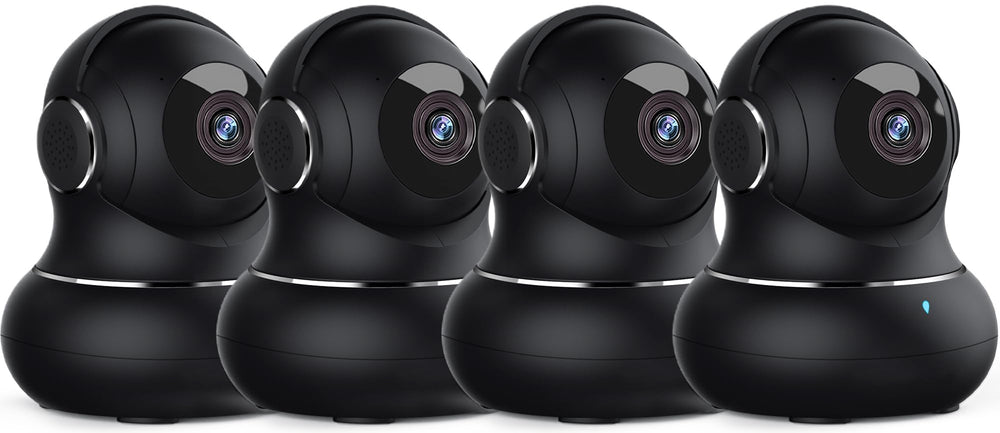Litokam 2K indoor camera with 360° pan-tilt for full-room coverage