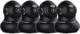 Litokam 2K indoor camera with 360° pan-tilt for full-room coverage