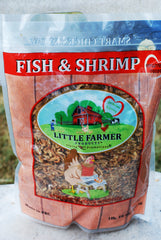 Little Farmer omega-3 and calcium emphasis image suggests benefits for eggs.