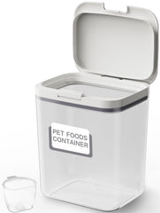 LivLab Mker dog food container with lids preserves freshness with an airtight seal.