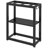 Livofloral tank stand front view showing sturdy steel frame that supports up to 330 lbs