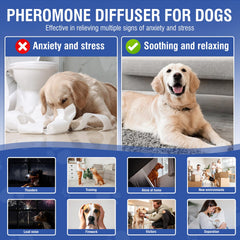 LKBHGF diffuser in use shows a relaxed dog in the living room