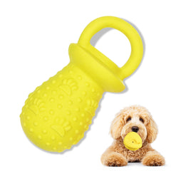 LLSPET latex pacifier dog toy front view for durable chewing sessions