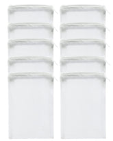 LLTGMV aquarium filter media bags with zipper for secure reusable filtration media storage