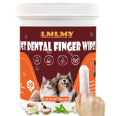 LMLMY Dog Dental Wipes packaging shows portable, travel-ready design.