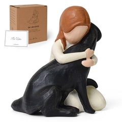 Figura Lnrkai Labrador negro, detalle artesanal para recordar a tu mascota.